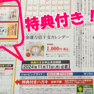 金運万倍干支カレンダー【特典付】2025年に金運と幸あれ！