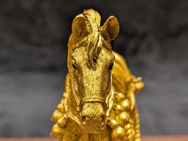 金運黄金大明神(神馬)顔