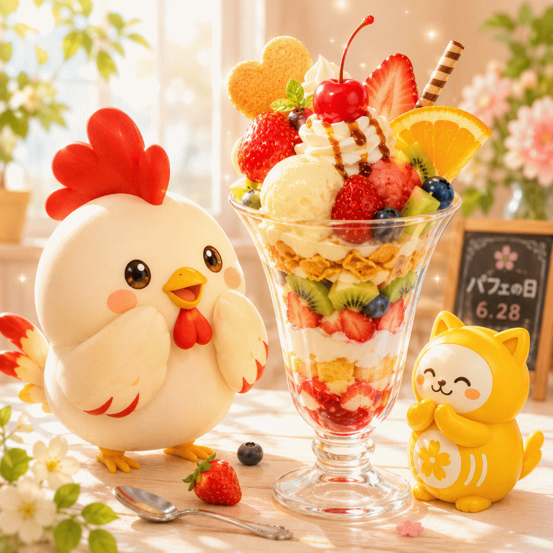 6月28日は「パフェの日」 癸酉 × 九紫火星で迎える、満ちたよろこびが金運を輝かせる日