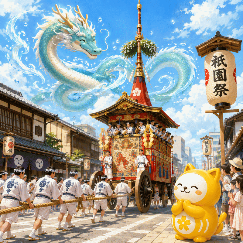 7月17日は「祇園祭・山鉾巡行」 壬辰 × 八白土星で迎える、受け継いだ知恵を暮らしに活かし、金運を次の景色へ進める日