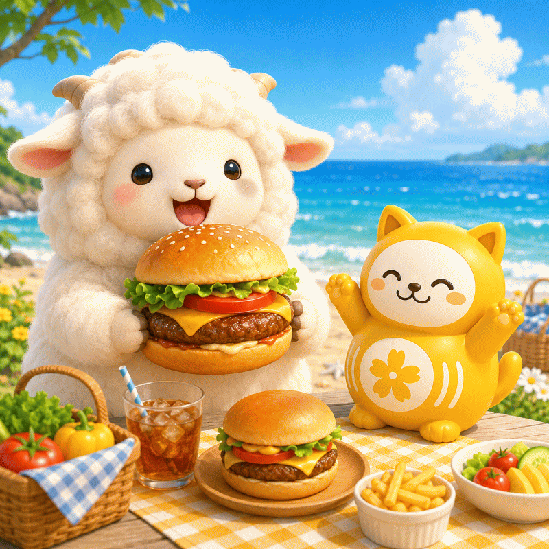 7月20日は「ハンバーガーの日」 乙未 × 五黄土星、身近な恵みを重ねて、暮らしの真ん中へ金運を集める日