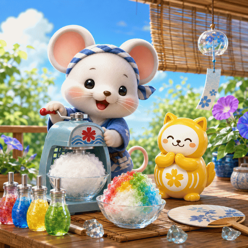 7月25日は「かき氷の日」 庚子 × 九紫火星、削った涼へ彩りをのせ、大安の金運を明るく輝かせる日