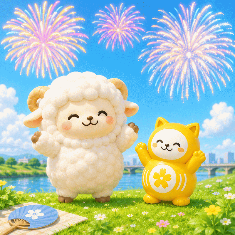 8月1日は「花火の日」 丁未 × 二黒土星、夜空に大輪の光が咲き、暮らしの金運を明るく照らす日