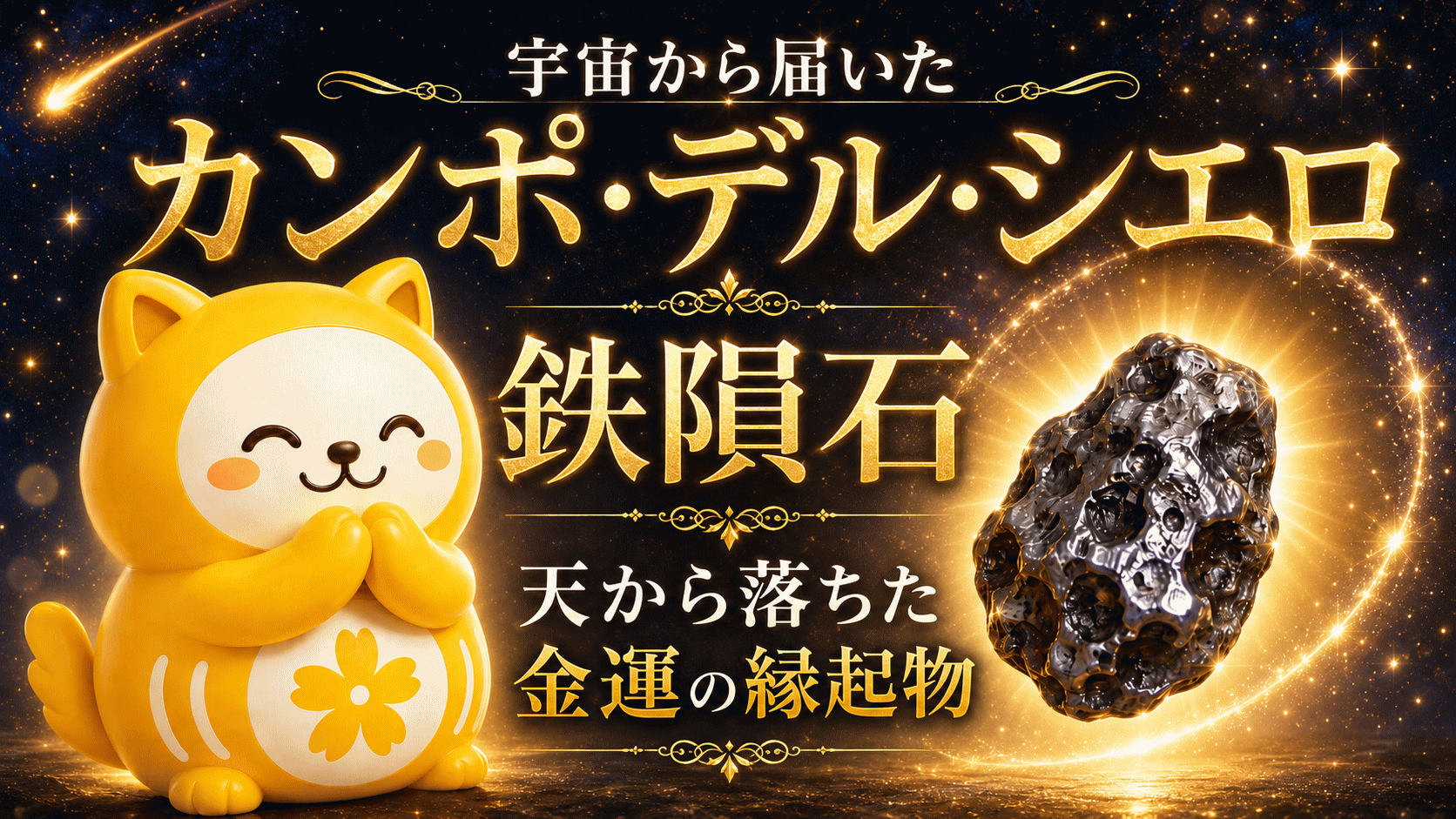 カンポ・デル・シエロ｜金運の御縁を呼び込む宇宙由来の鉄隕石