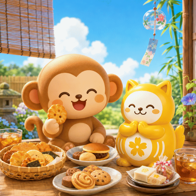 8月2日は「おやつの日」 戊申 × 一白水星、おいしい時間が笑顔の御縁を生み、金運をなごやかに満たす日