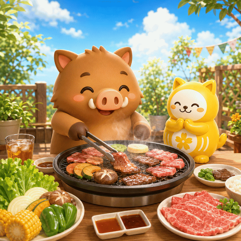 8月29日は「焼肉の日」 乙亥 × 一白水星 × 大安、相手に合わせる柔らかさと会話から、笑顔と御縁が金運へつながる日