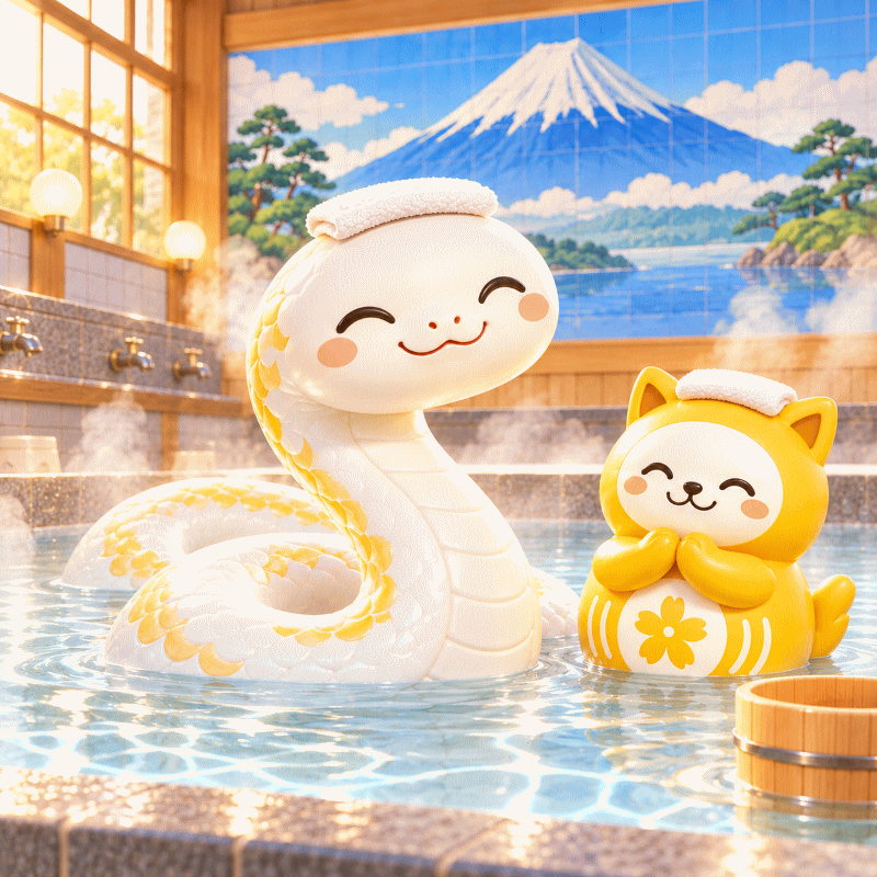 10月10日は「銭湯の日」 丁巳 × 四緑木星、巳の日の「銭の湯」で財運との御縁を深める日